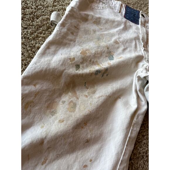 Dickies x Sherwin Williams 34x32 White Painted Painters Carpenter Workwear Pant - Picture 4 of 12